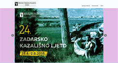 Desktop Screenshot of hnk-zadar.hr